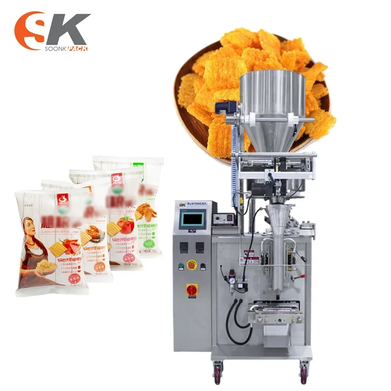 Multi-function Vertical Automatic Small Sealing Pouch Popcorn potato Chips Packing Machine sugar chips Grain packaging machine