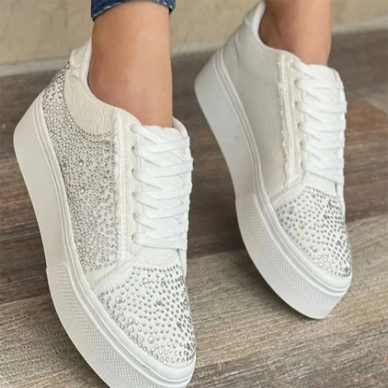 Red Sneakers Women Shoes Woman Tennis Shoes Canvas Shoe Female Casual Shoes Ladies Sport Shoes Platform Sneaker Hollow Out Shoes