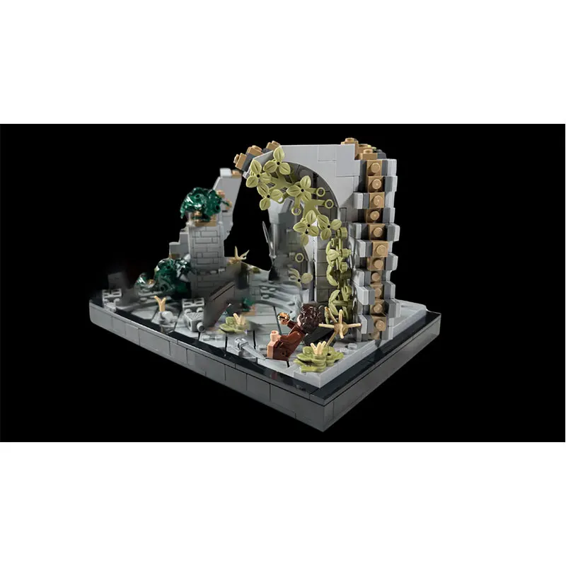 1000PCS MOC-228487 MOC Hot Movie Architecture Expansion Building Block High Difficulty Assembly Model Toy Festival Children Gift