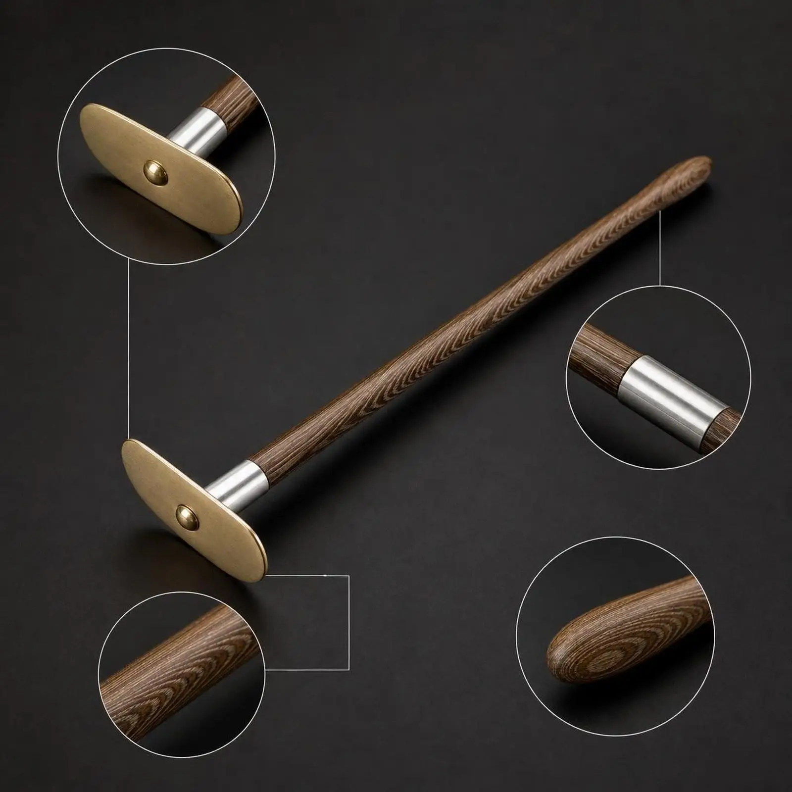 

Gua Sha Massage Tool Wood Handle Face Massager Smooth Handheld Massage Board