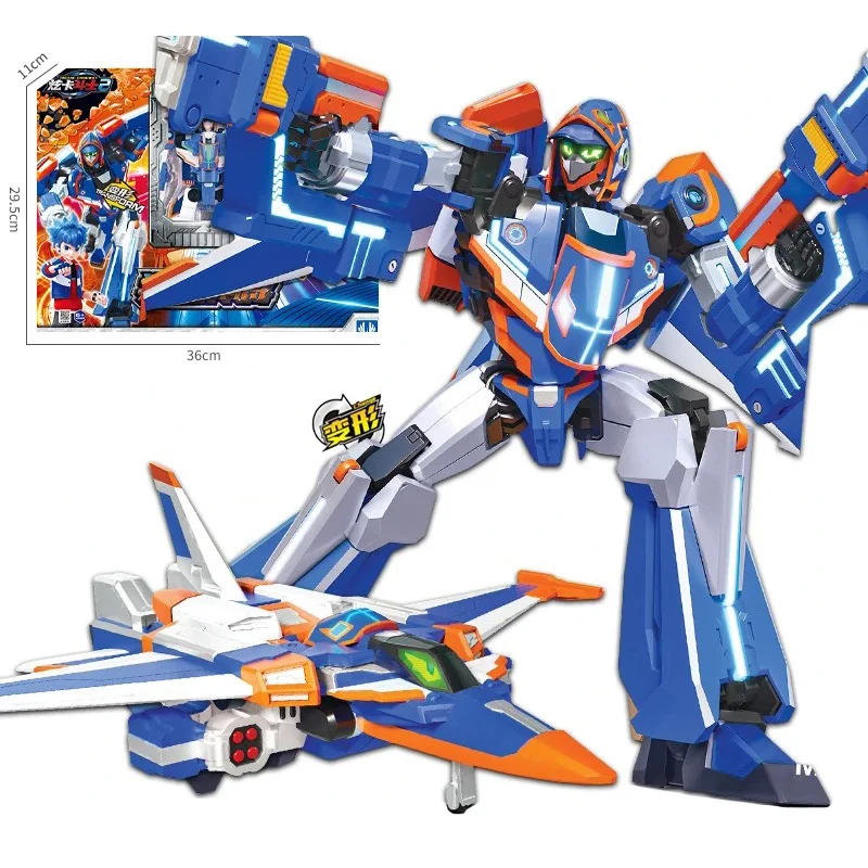 メタルカードボットシーズン 2 ブルーコップ S 変身ロボットから車のアクションフィギュアカード変換車 Musclehyde モデルおもちゃ