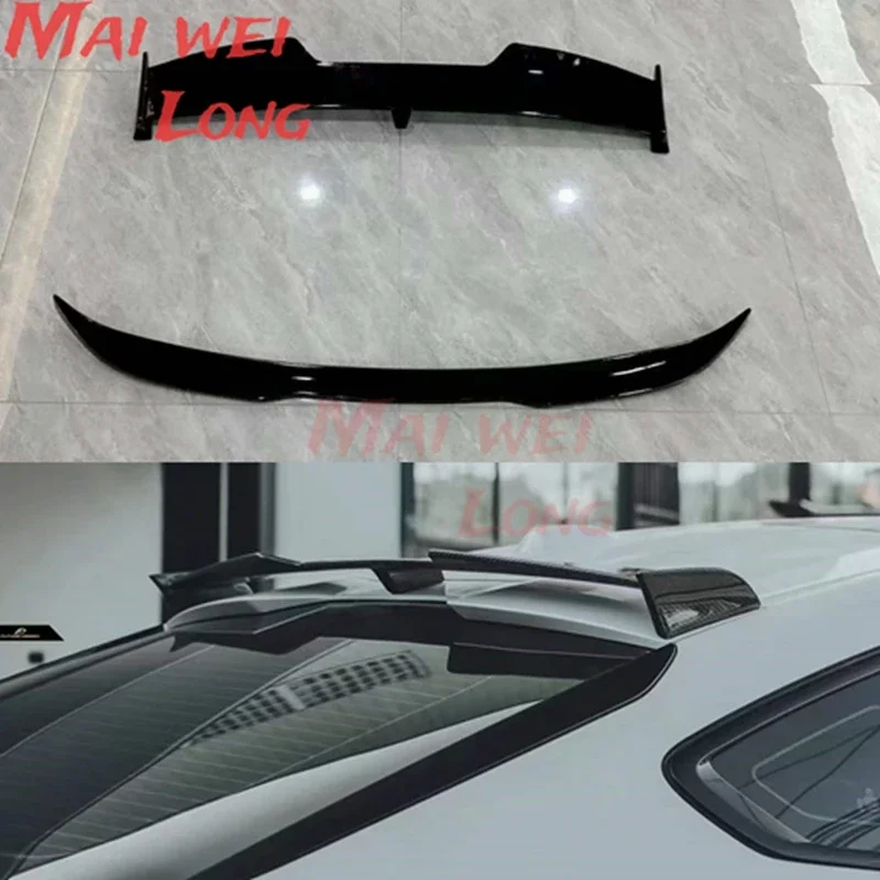 For Bmw G06 X6 2019 2020 2021 2022 Real Carbon Fiber Car Rear Trunk Boot Lip Spoiler Roof Wing Top Wings Lid Ld Style