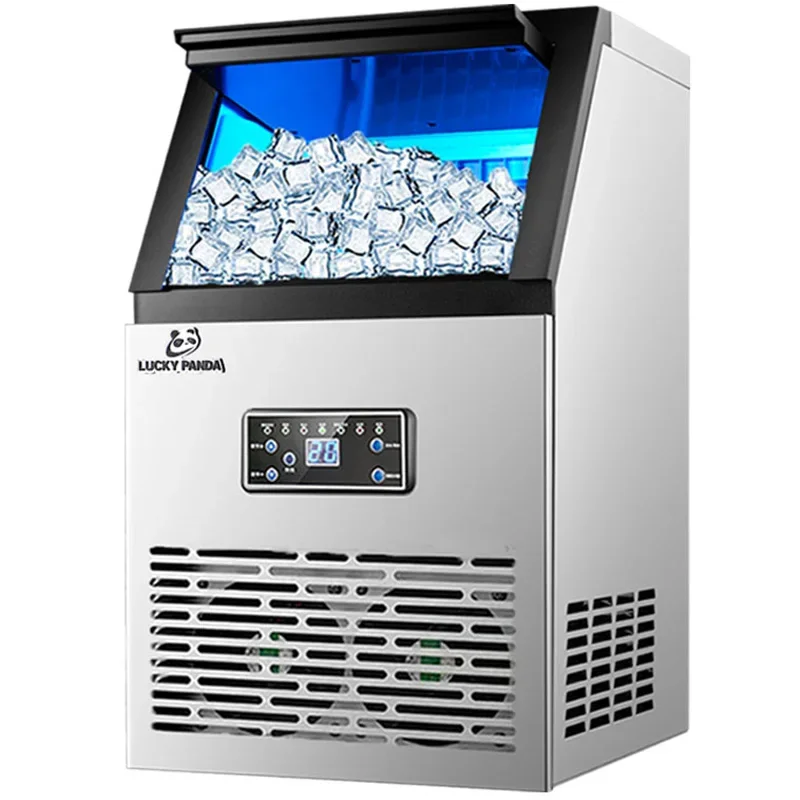 Ice Making Machine 60 Kg Commercial Or Household For Bar Coffee Milk Tea Shop Electric Cube Ice Maker Machine Portable 220V