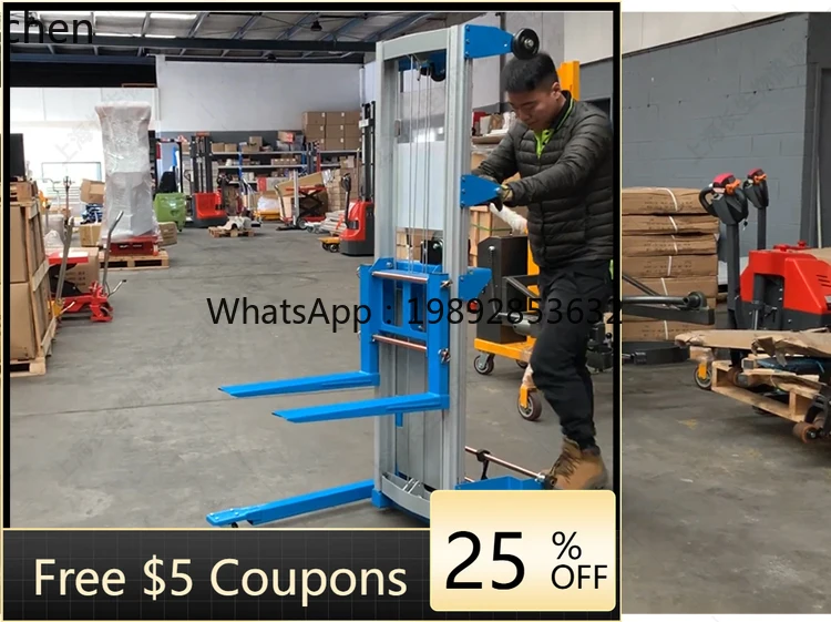 

Ручной гидравлический штабелер D23 для погрузочно-разгрузочных работ, качающегося типа, с функцией подъема и штабелирования