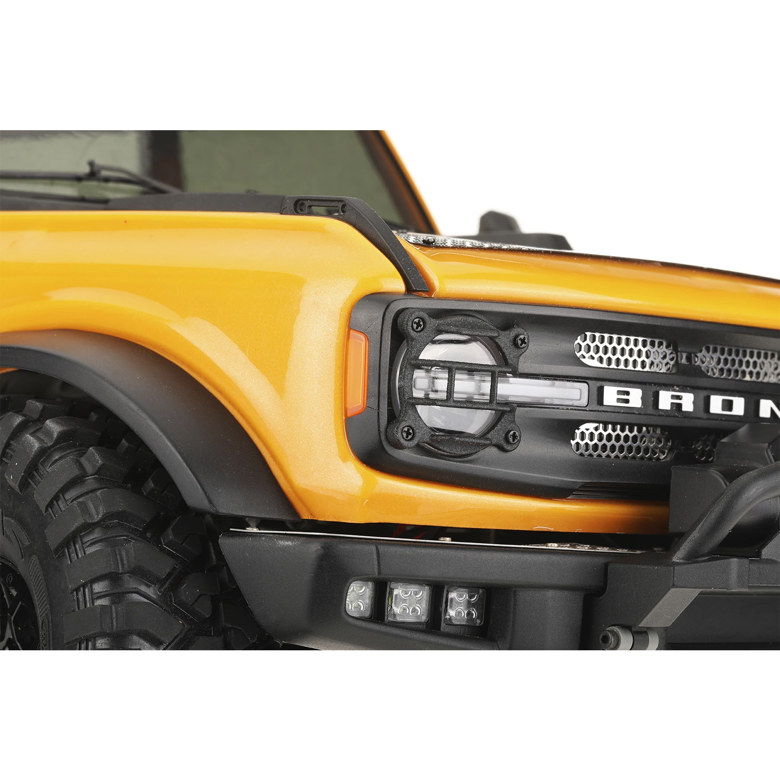 Cubierta de faro para coche teledirigido, piezas modificadas de Trx-4, para 1/10 Rc Crawler Trax Trx4 Bronco 2021