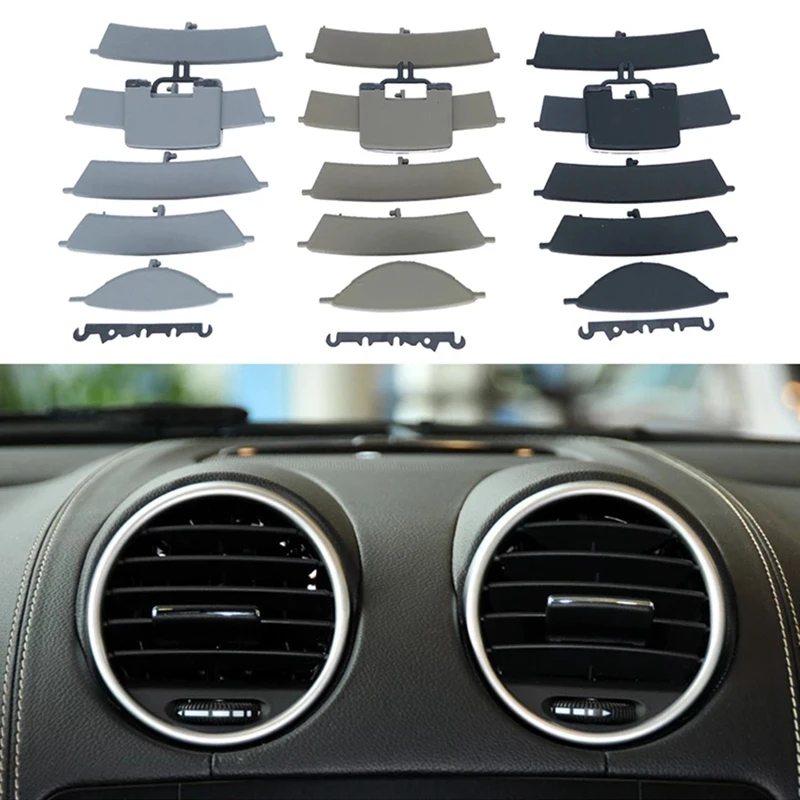 Car Front A/C Air Vent Outlet Tab Clip Repair Kit For Mercedes Benz ML GL Class ML300 GL450 W164