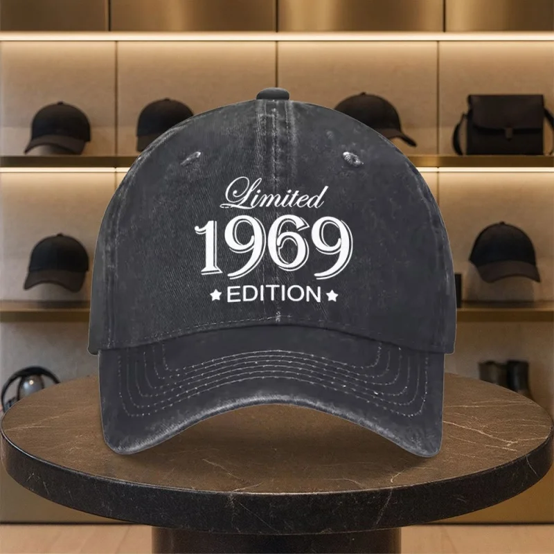 1969 Print Snapback Cap – Limited Edition Unisex Lightweight Golf & Outdoor Hat with Numbered Design, Hand Washable