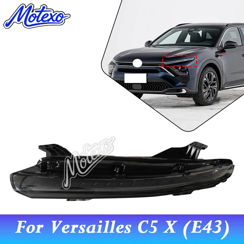Front Headlight Daytime Running Light For Versailles C5 X (E43) YL01880680 YL01880580 Front DRL