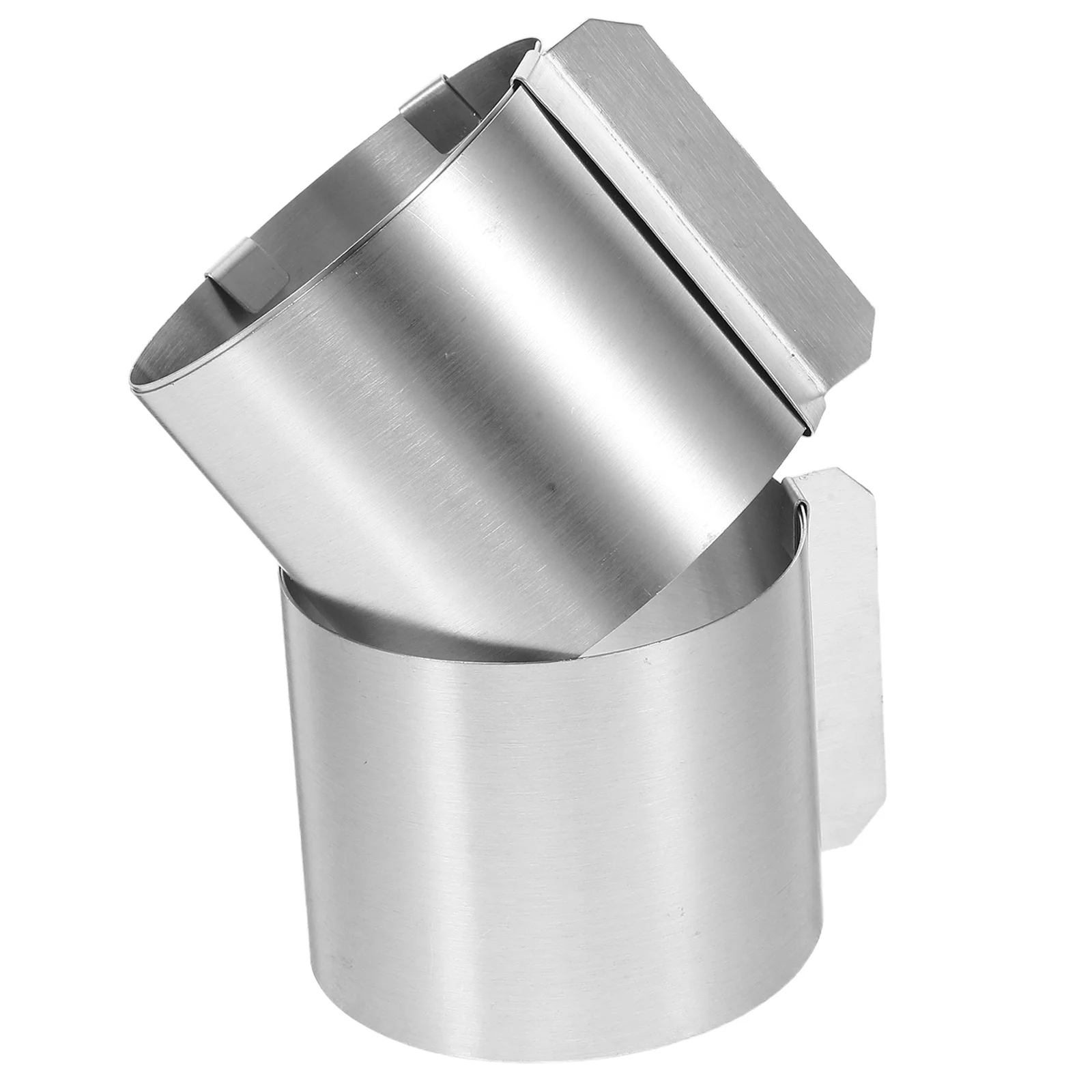 

2Pcs Adjustable Stainless Steel Mousse Ring 6-10Cm Round Cake Mold for Baking Pastry Mousse DIY Cooking Non-Stick Pastry Dough