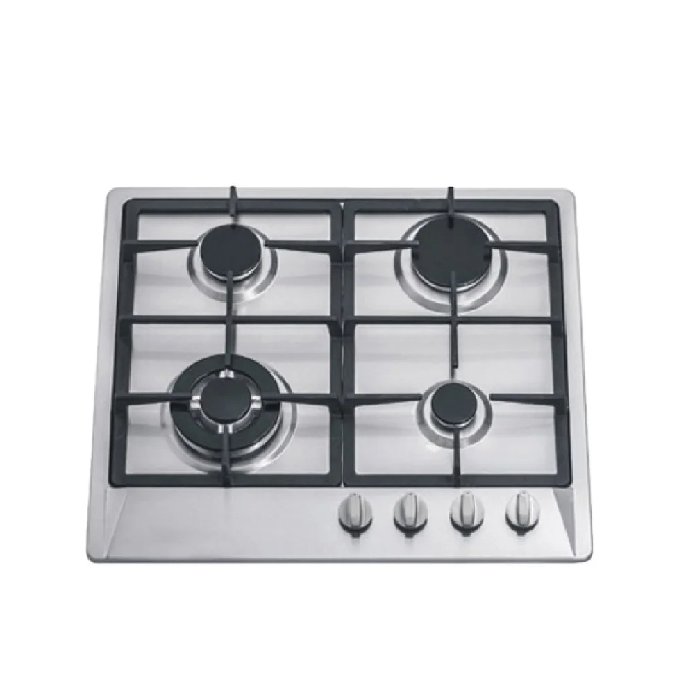 NG/LPG เตาแก๊สสแตนเลสปลอดภัย 4 หัวเตาครัวร้อนขายเตาแก๊สในตัว