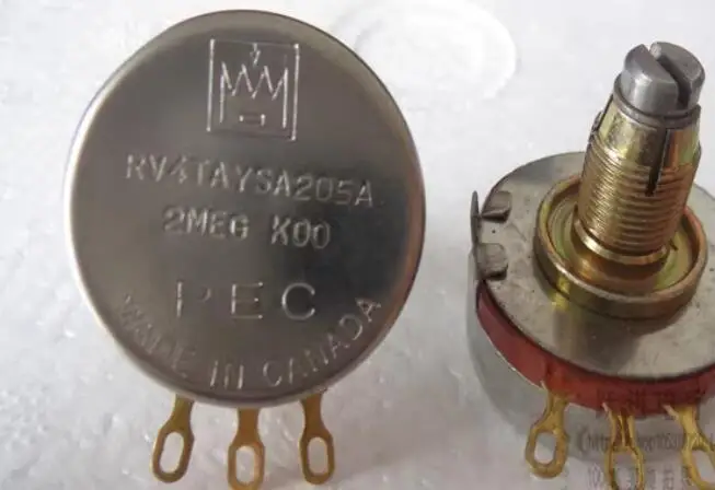 

2 МБ PEC RV4TAYSA205A 2 м импортный канадский золотой потенциометр, длина ручки 18MMX6.3