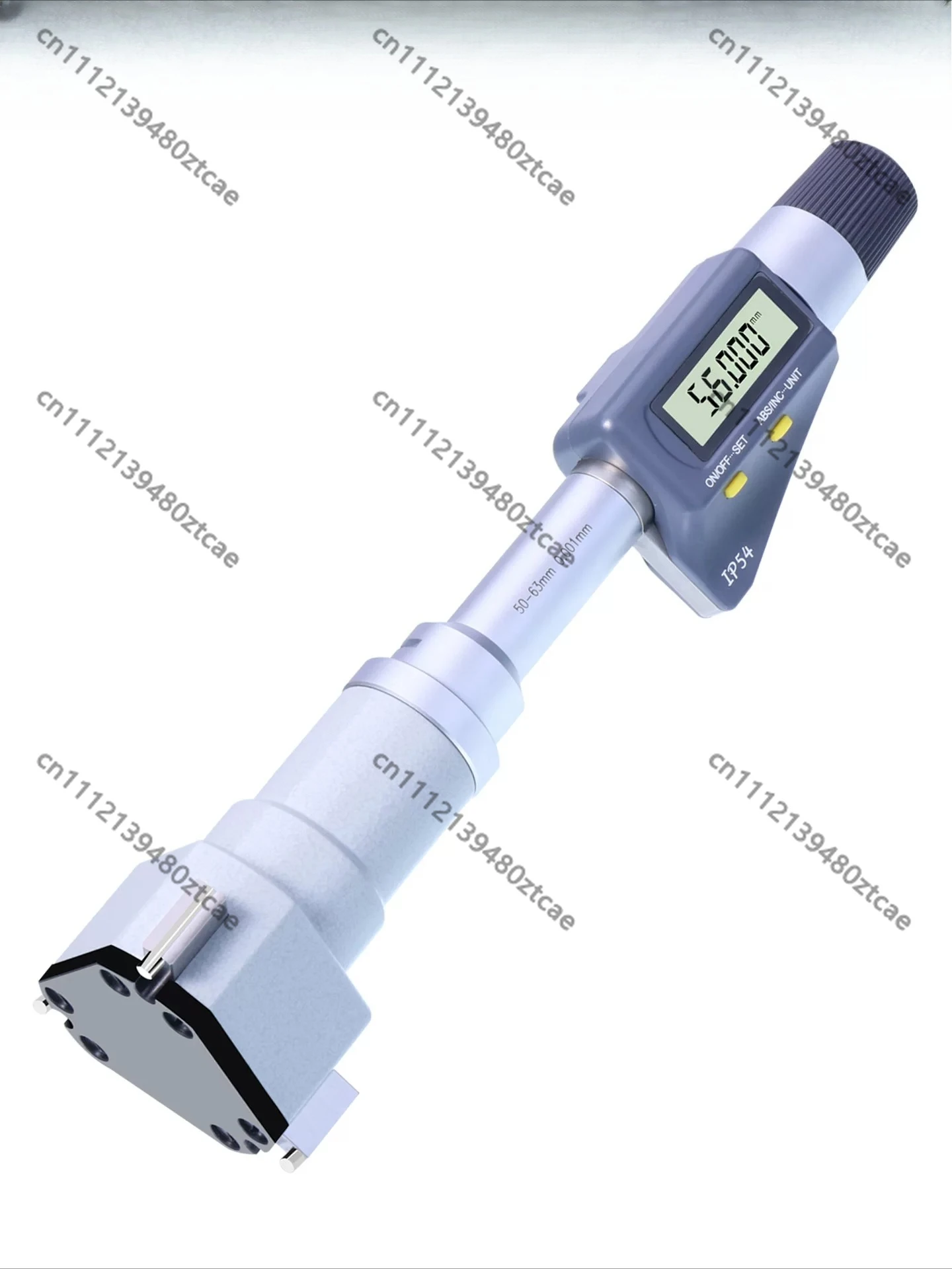 3-Jaw Digital Internal Micrometer 0.001mm High Accuracy for Inner Diameter and Ring Gauge Measurement
