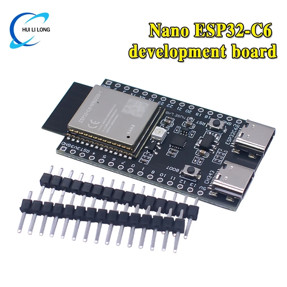 esp32-c6-placa-de-desenvolvimento-wifi-modulo-bluetooth-para-nano-arduino-internet-das-coisas-esp32-c6-wroom-1-type-c-4mb-flash