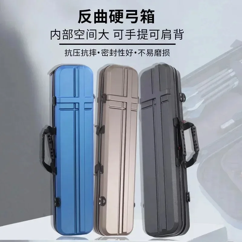 70‑130cm Multi‑Size Hard ABS Fishing Rod Case Bag, Portable Shock‑Resistant Protective Rod Cover Storage Pouch
