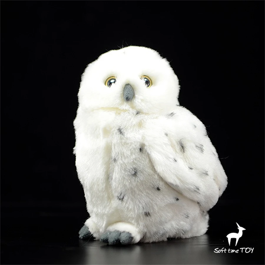 

Снежная Сова высокого качества аниме милая плюшевая птица плюшевые игрушки Реалистичные животные имитация Мягкая кукла Kawai игрушка Подарки для детей