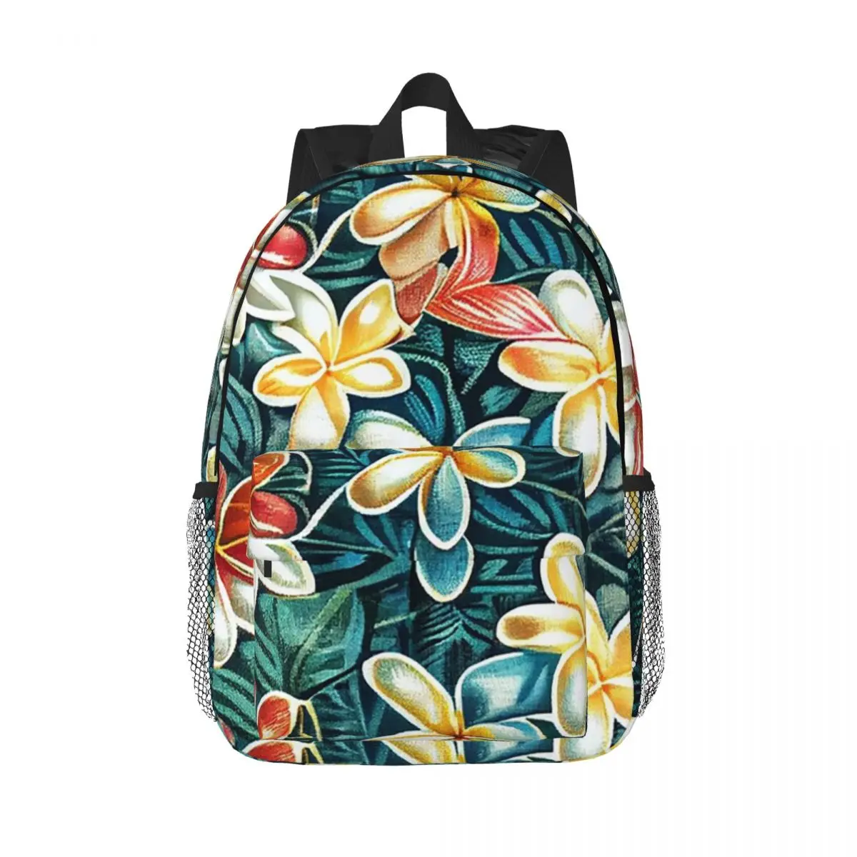 

Kauai Frangipani Plumeria Backpack Hot Sale Daypack Large Capacity Boys Girls BookBag Shoulder Bags for Men Women Kid School Bag