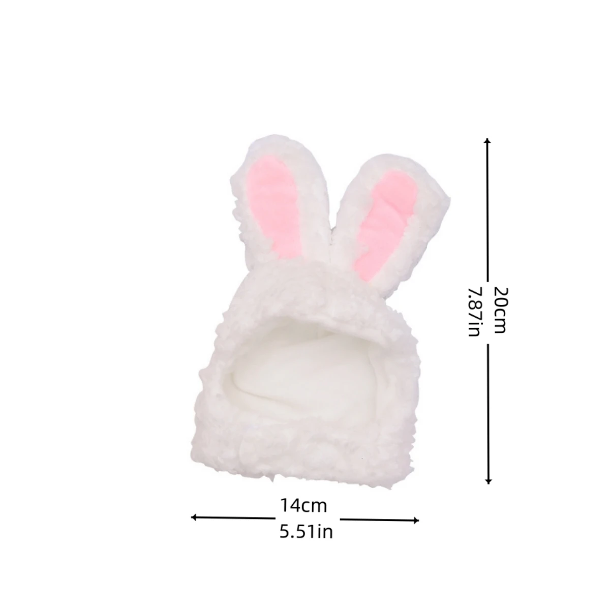 Chapeau d'oreille de lapin créatif et mignon pour animaux de compagnie, coiffe croisée, couvre-chef de chat, accessoires de performance, chapeau pour animaux de compagnie, 1