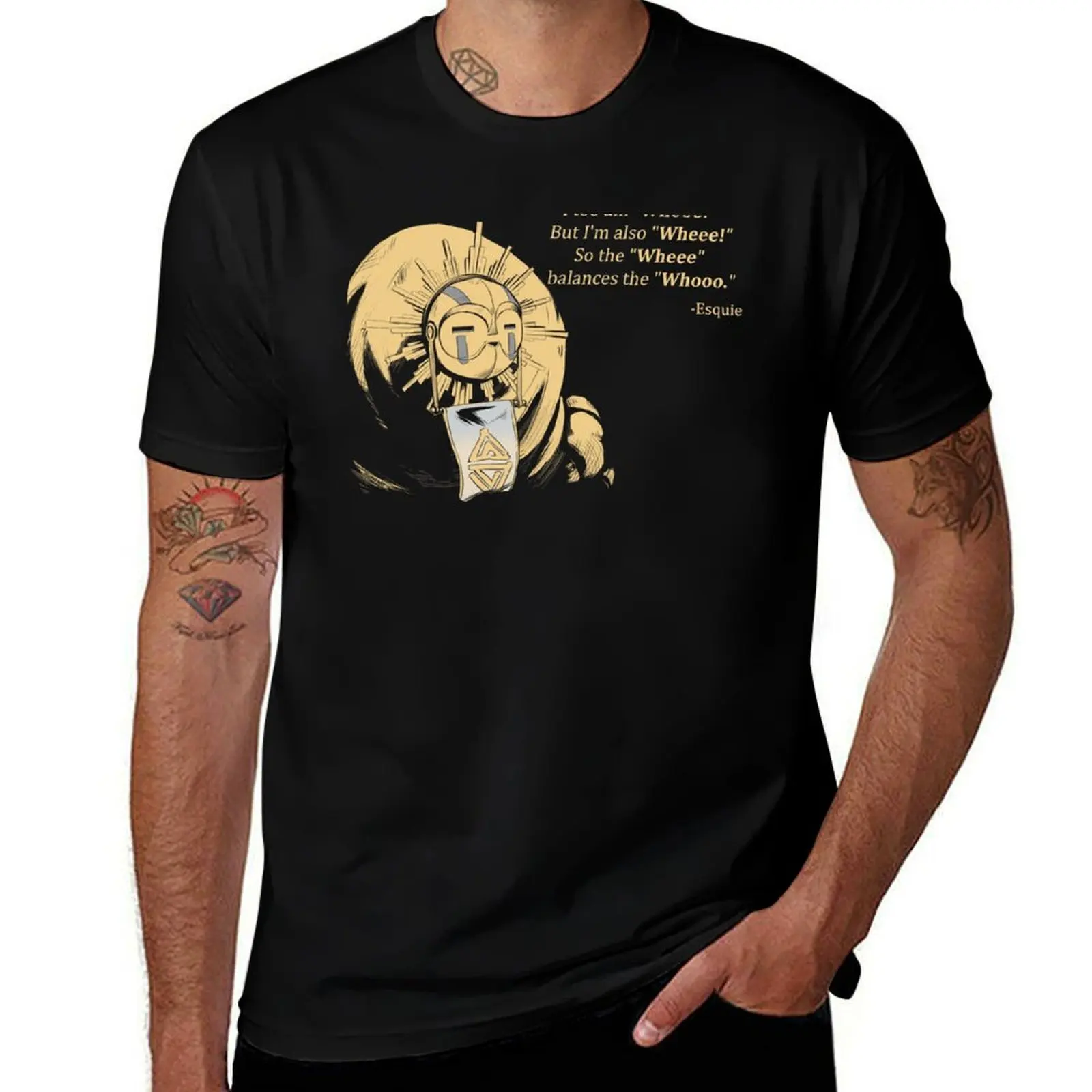 Esquie Clair Obscur Expedition 33 T-Shirt Creative Graphic Tee Shirt