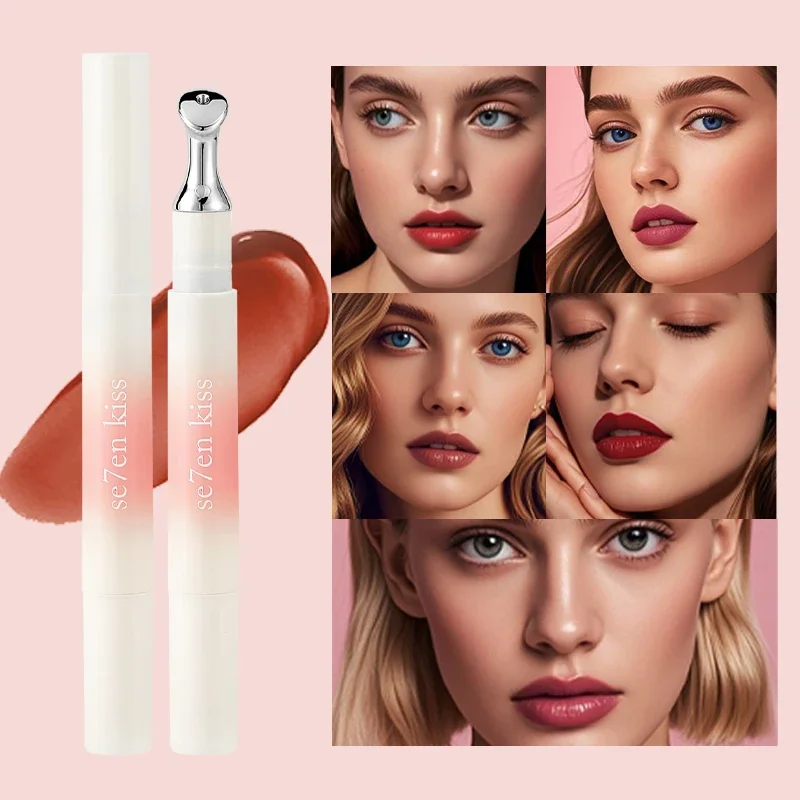 벨벳 소프트 매트 립 글레이즈 방수성 오래 지속되는 모이스춰 라이징 비 전송 립스틱 메이크업 화장품 뷰티 헬스