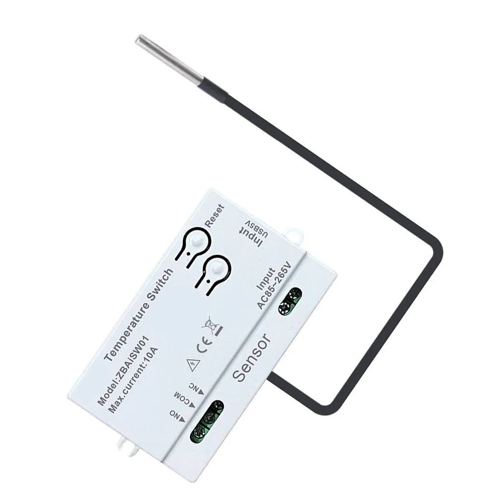 For Smart for Home Dry for contact Switch for Smart Home Temperature Switch Temperature Monitoring Schedule Settings For HVAC