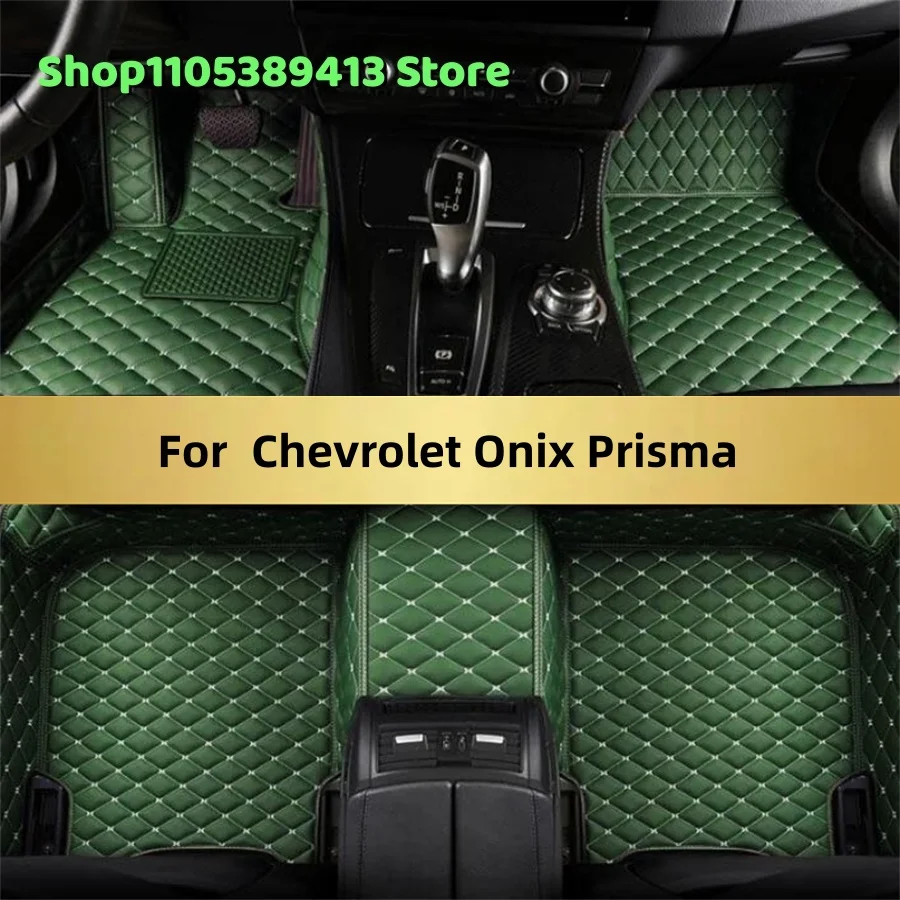 

Artificial Leather Custom Car Floor Mats For Chevrolet Onix Prisma 2024 2025 2026 2027 Car Mat Accessories Mats Carpets Auto