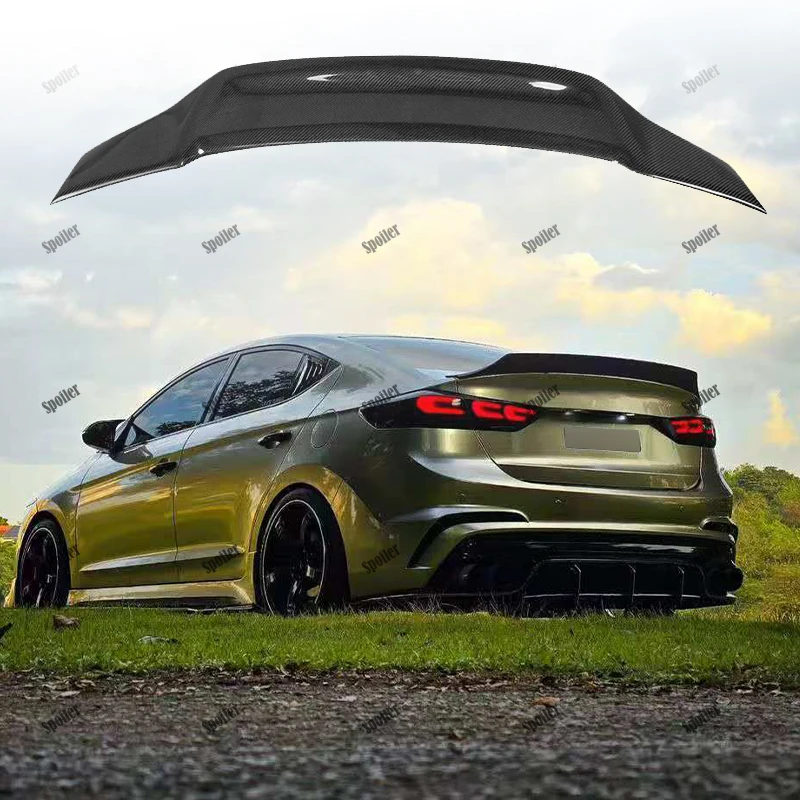 Подходит для Hyundai Lingdong 2017-2020 годов модифицированный спойлер не требует сверления отверстий крепления
