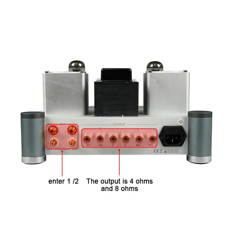 BRZHIFI A20 Class A Amplifier 300b EL34 10W*2 Vacuum Tube Headphone Hifi Power Amplifier view 6