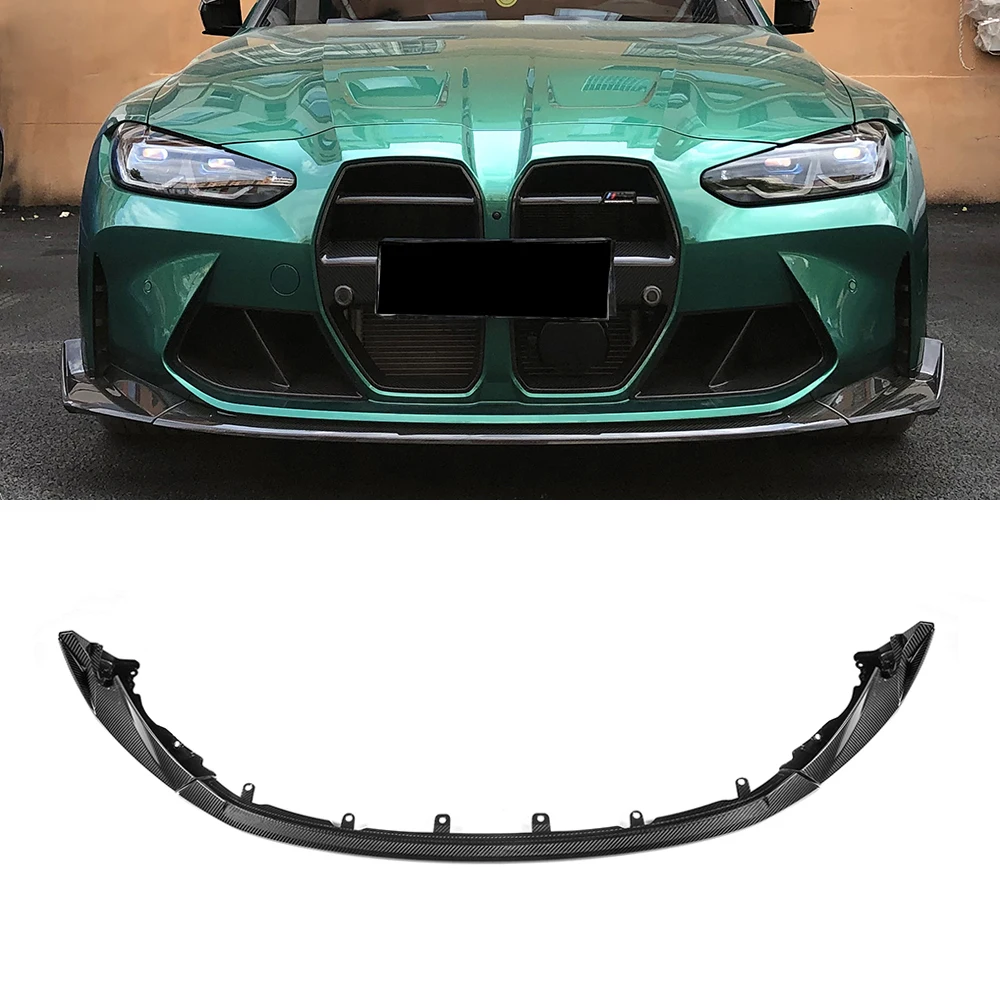 2021-2023 New for M3 M4 G80/G81/G82/G83 CSL Style Prepreg Carbon Fiber Front Lip & Bumper