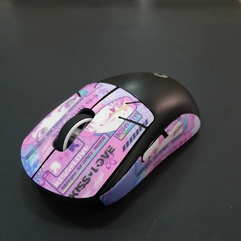 Mouse Skin Mouse Tape Mouse Skates Side Stickers for G Superlight Mouse Moisture Wicking Pre Cut Without Mouse