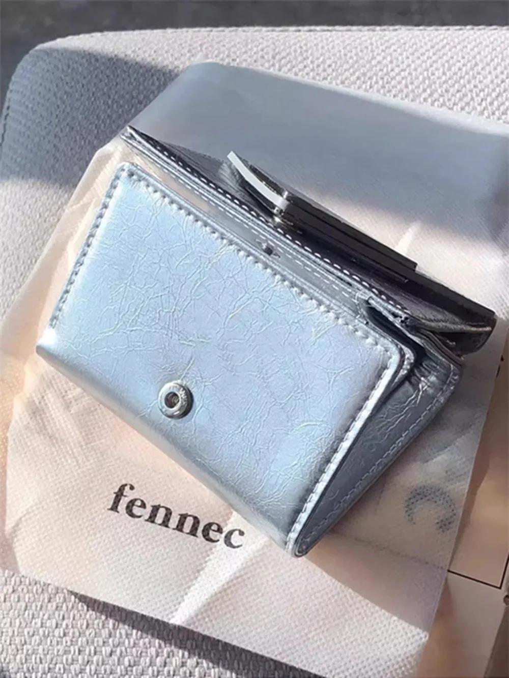 classic-e-brand-metal-leather-wallet-portable-small-faionable-document-bag-card-holder-women's-functional-bag