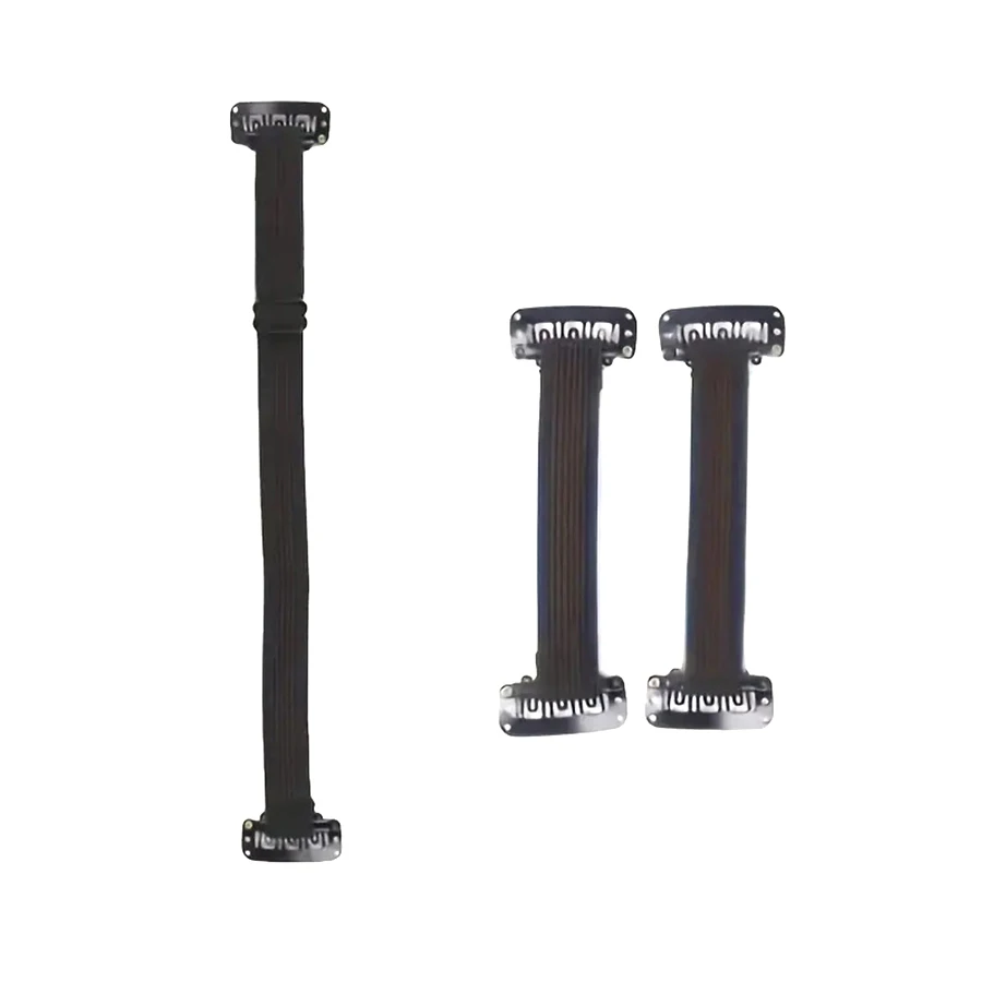 Bandes de lifting réglables en ligne V, 3 pièces, sangles élastiques noires anti-rides pour le serrage des yeux et du front