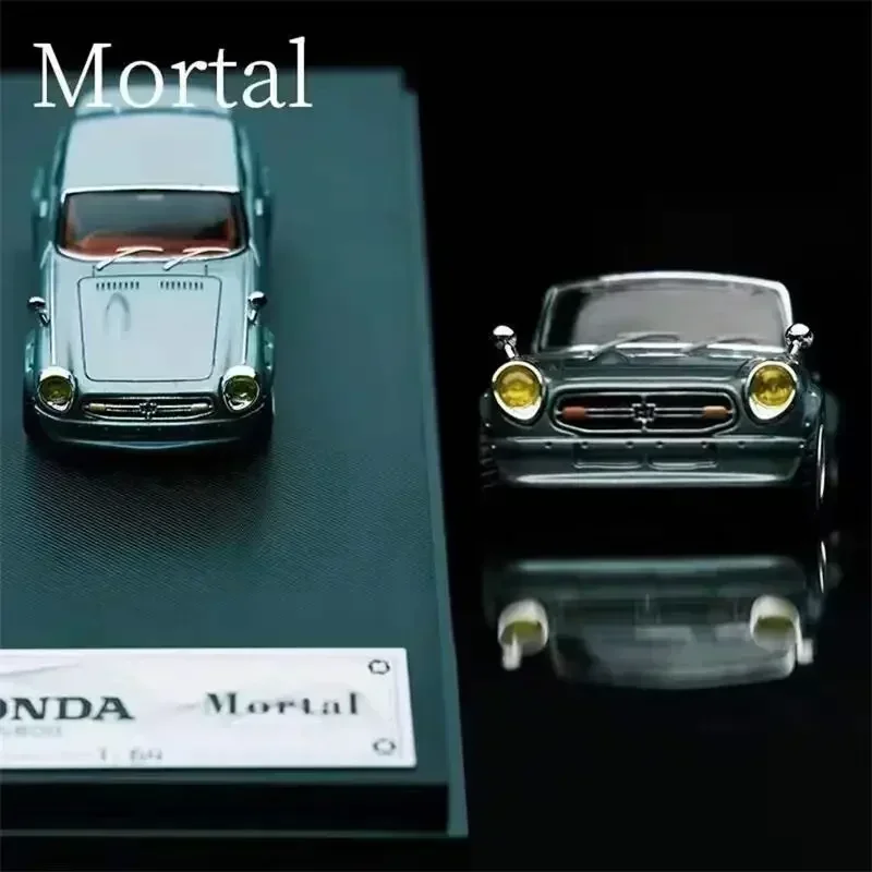 

Mortal 1:64 S800 синяя/серебристо-синяя ограниченная модель автомобиля под давлением