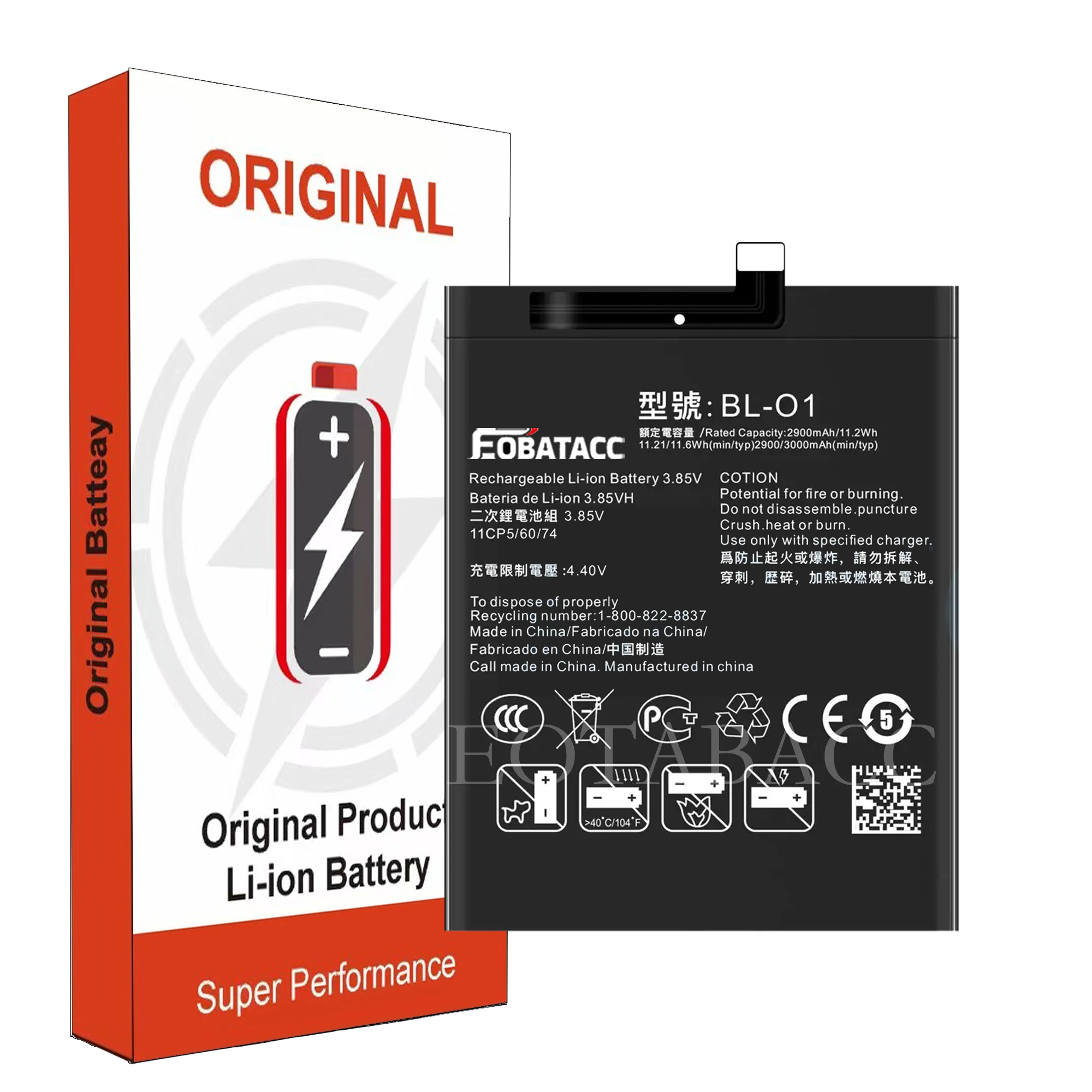 New 3000mAh 3.85V BL-O1 Battery For LG K20 2019 K8 BL-O1 Mobile Phone Battery High Quality Replacement Battery Lithium Battery