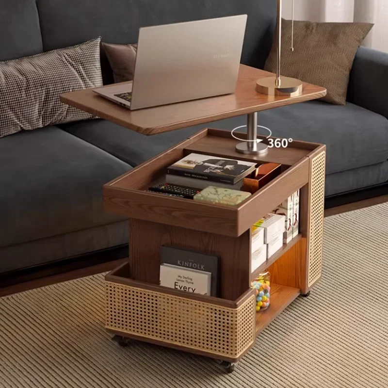 طاولة القهوة الأوروبية رفع عربة طبيعية الخشب الشمال طاولة القهوة مركز الحد الأدنى ميسا دي سنترو سالا أثاث الغرفة #3