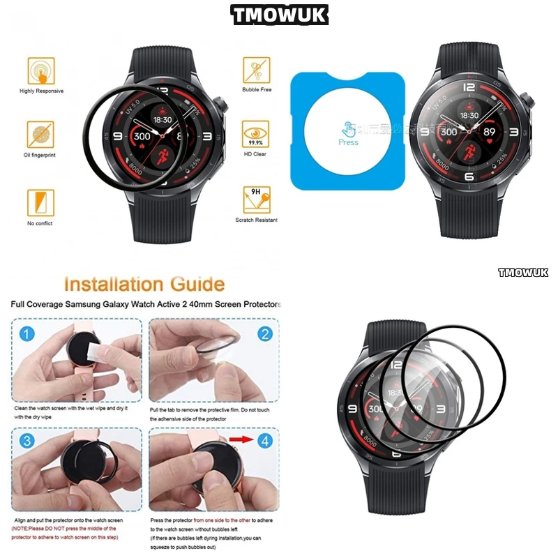 

For OnePlus Watch 3 Watch3 Reliable Protection Soft Film