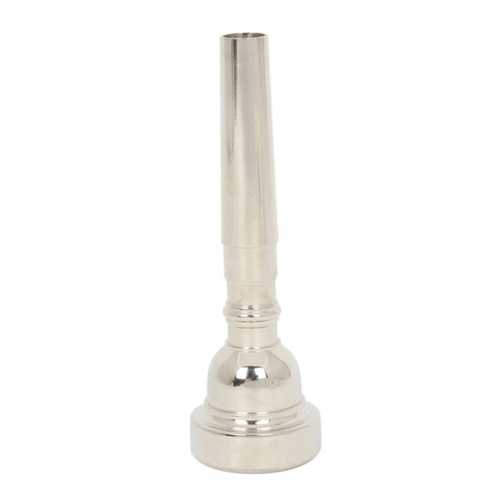 

3C Copper Trumpet Mouthpiece Silver for High Register C Trumpet Replacement King Precision Crafted Computer Controlled
