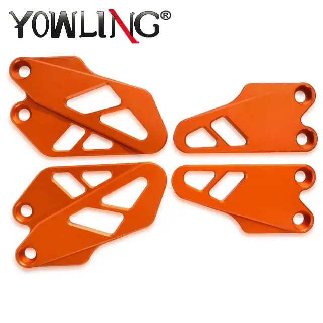 

Motorcycle Accessories FootPeg Footrest Rear Set Heel Plates Guard Protector For DUKE 250 390 Duke250/390 2017-2023 2022 2021