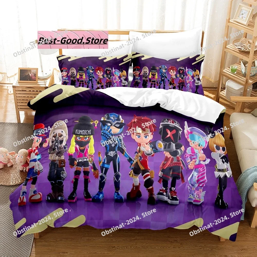 

2025 Top Game Ninjala Bedding Set Duvet Cover Full Queen King Size Pillowcase Bed Printed Bed Set Aldult Kid Bedroom Single Twin
