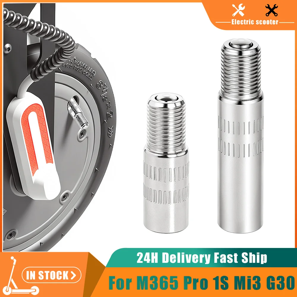 Extension Air Valve Adapter for Xiaomi M365 / 1S / Pro Max G30 G30D Electric Scooter Motor Wheel Inflatable Tire Nozzle Parts