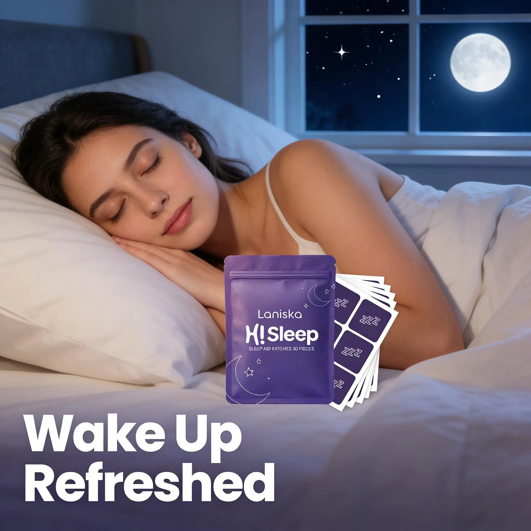 

Sleep-Aid Patches Insomnia Relieve Stress Relaxing Body Calming Anxiety Reduce Nervous Tension Decompression Sleeping Stickers