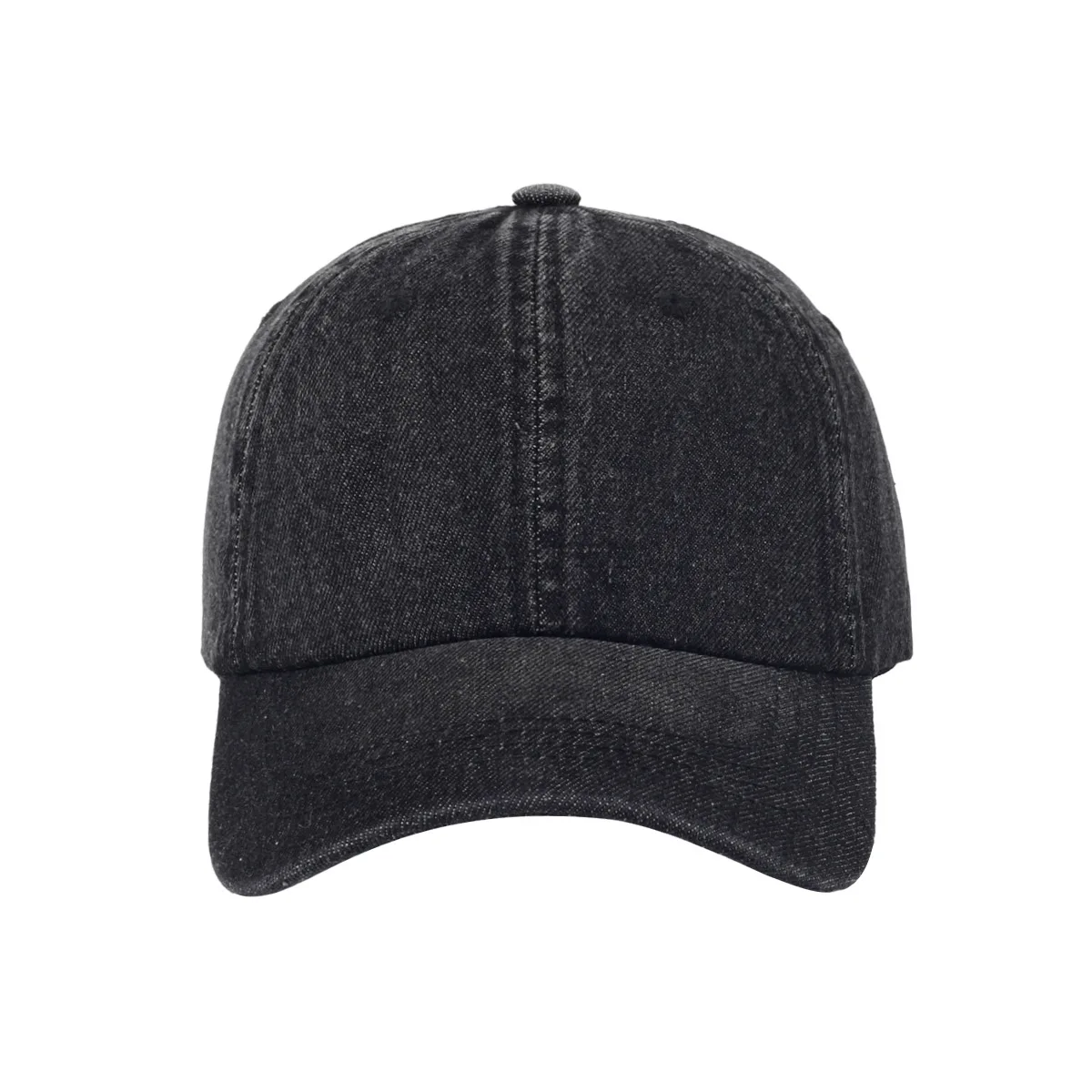 Aangepaste bedrukte logo denim baseball cap dames casual high-end hoed heren eenvoudige eendenbek caps voor bescherming tegen de zon en schaduw