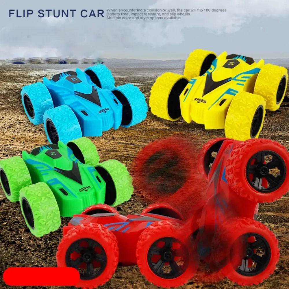 풀백 사륜구동 스턴트카 ABS 소재 관성 회전 그래피티 오프로드 차량 360도 회전 °   9가지 스타일