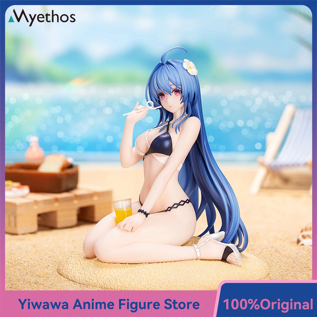 Original Myethos Gift+ Azur Lane Helena: Shimmering Triangle Wave 1/8 Scale Bishoujo Doll Anime Figures Model Ornament Toys