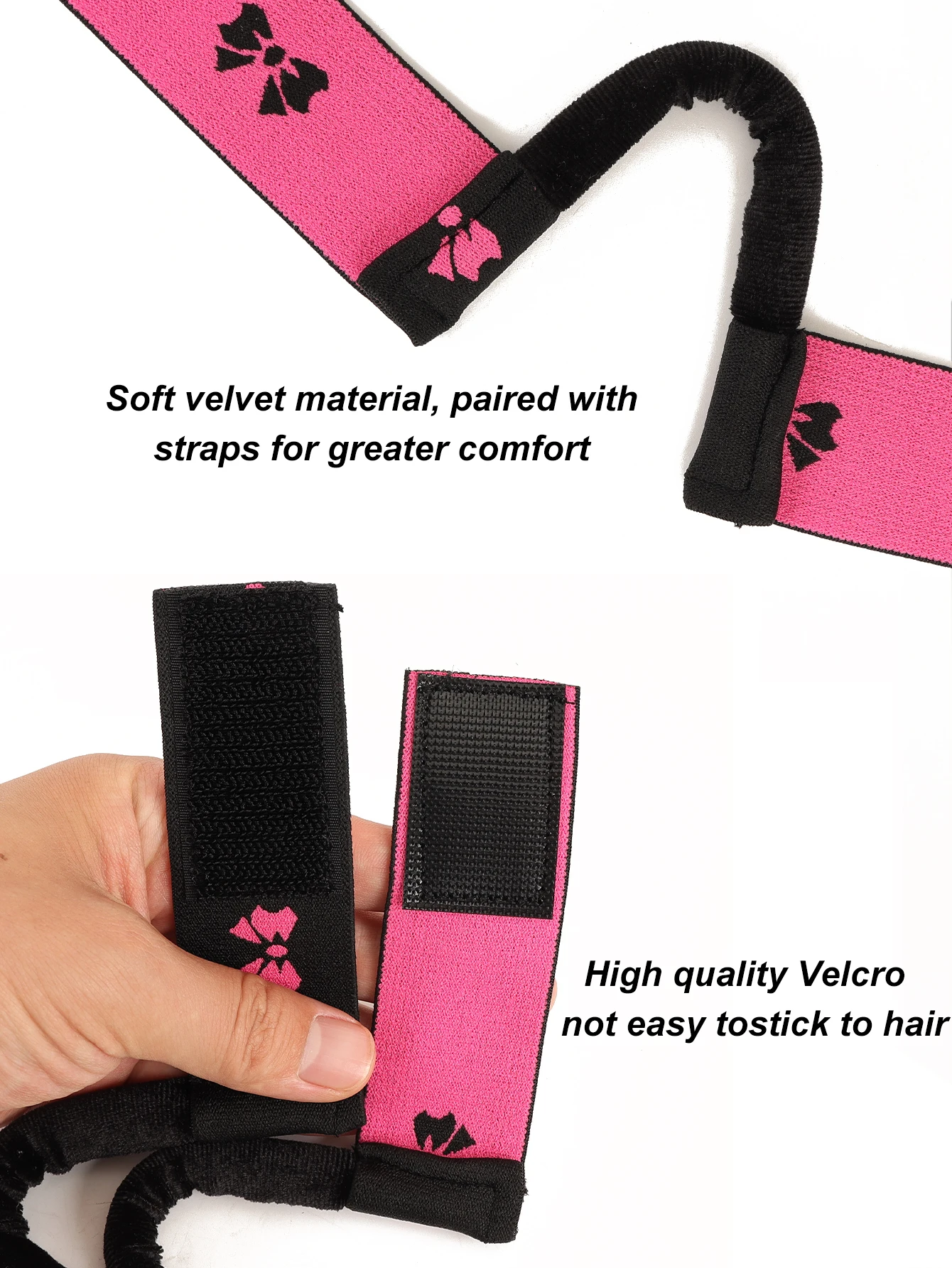 3 قطعة/1 قطعة وصل حديثًا شريط شعر مستعار مريح من الدانتيل - قابل للتعديل، حماية للأذن، عرض 3 سم، أسود، لأمن حافة الشعر المستعار