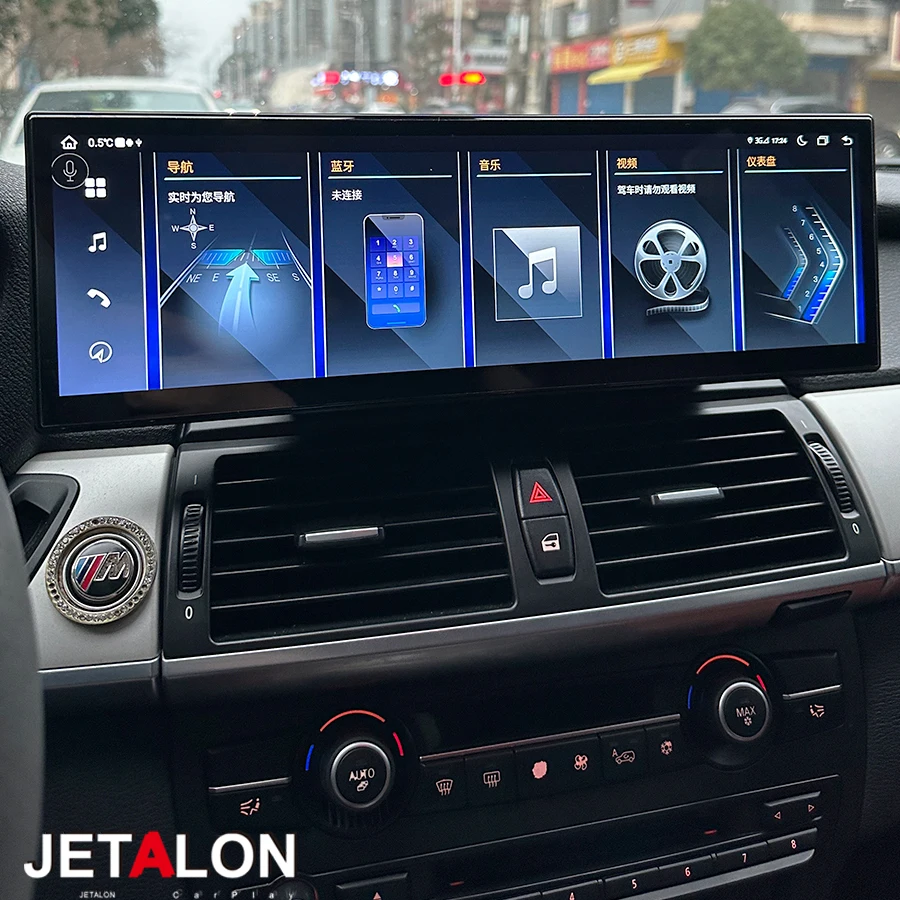 

14.9" Car Radio For BMW X5 E70 X6 E71 CCC CIC System CarPlay Android Auto Multimedia Player Head Unit Display Screen stereo RHD