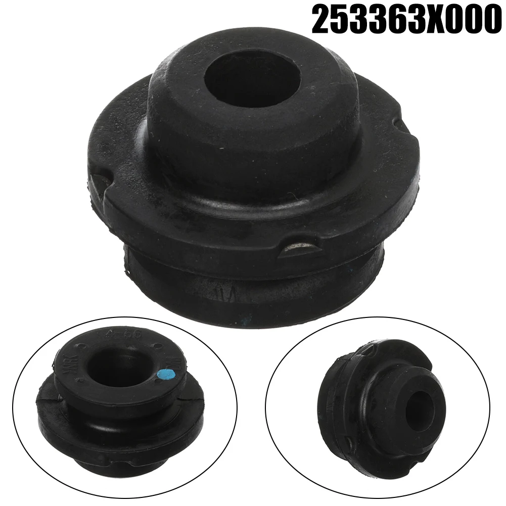 Bushing Insulator Bawah Radiator Hitam Warna Hitam Produk Teruji Plug-and-play Pengganti Langsung Pemasangan Mudah