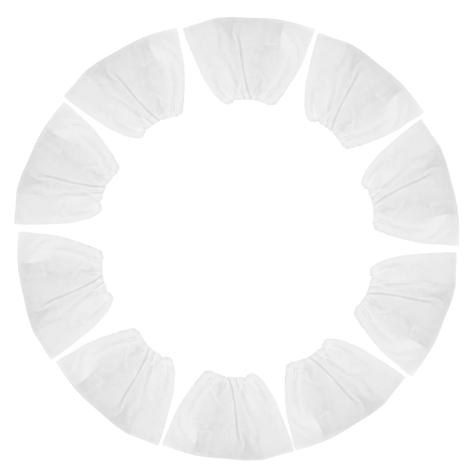 

10Pcs Manicure Dust Collector Bags Non-Woven Fabric Suction Pouch for Nail Tools Clean Workspace Elastic Band Design