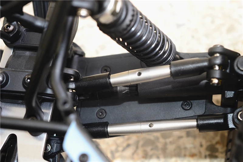 GPM Adjustable Front Upper Arm &Tie Rod Design For LOSI 1/10 Rock Rey Hammer Rey