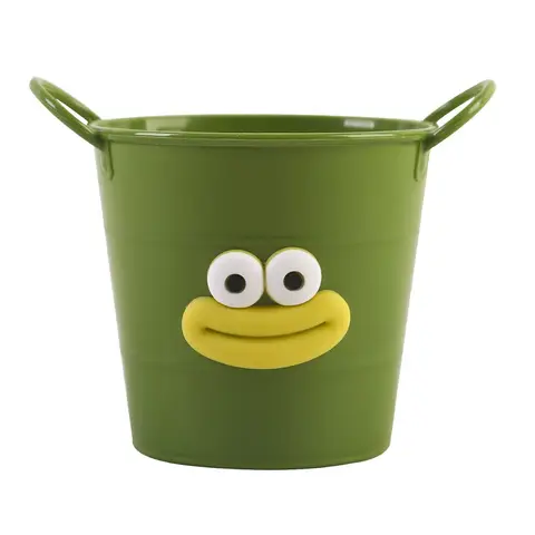 New Big Mouth Pencil Holder Cartoon Large Capacity Desktop Storage Buckets DIY Round Pen Container Students Stationery