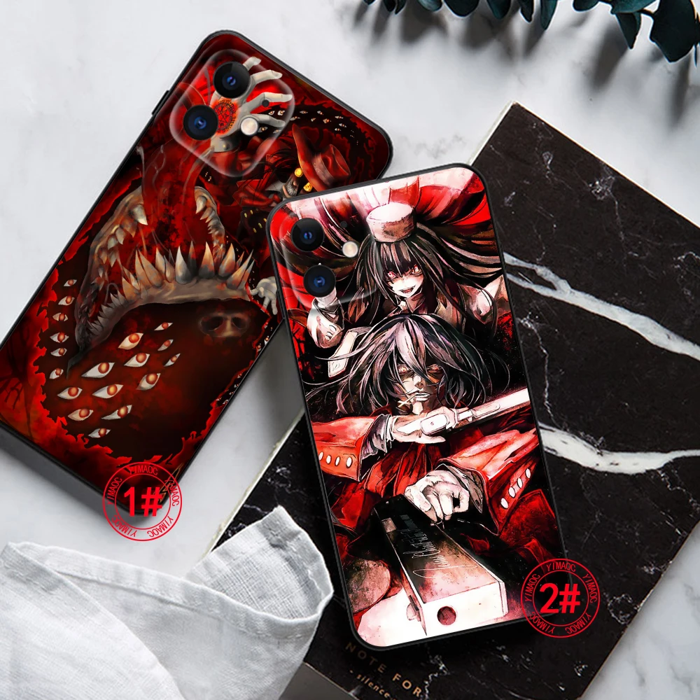 حافظة سيليكون لينة لـ Redmi ، أنيمي دموي ، Hellsing ، 7 ، 7A ، 8 ، 9A ، 9 ، 9A ، 9C ، 10 ، 9T ، 10X ، S2 ، 10A ، 10C ، K20 ، k30 ، K40 Pro